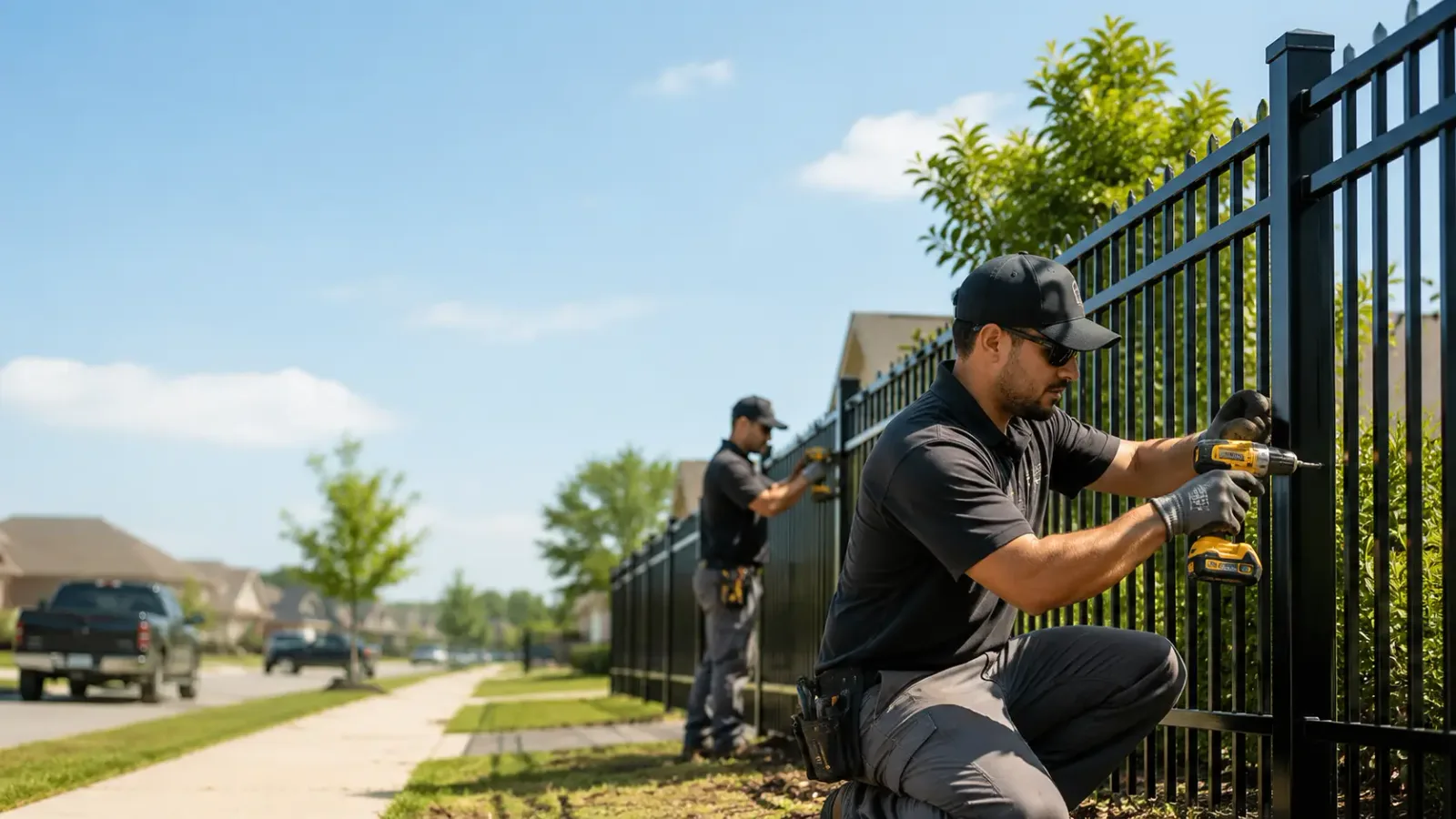 Metal Fence Installation in New Troy, MI
